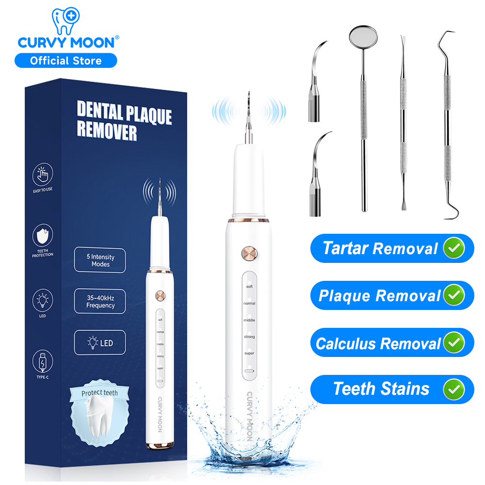 منظف أسنان كهربائي بالموجات فو - مراجعة Teeth Whitening Kit وسعره