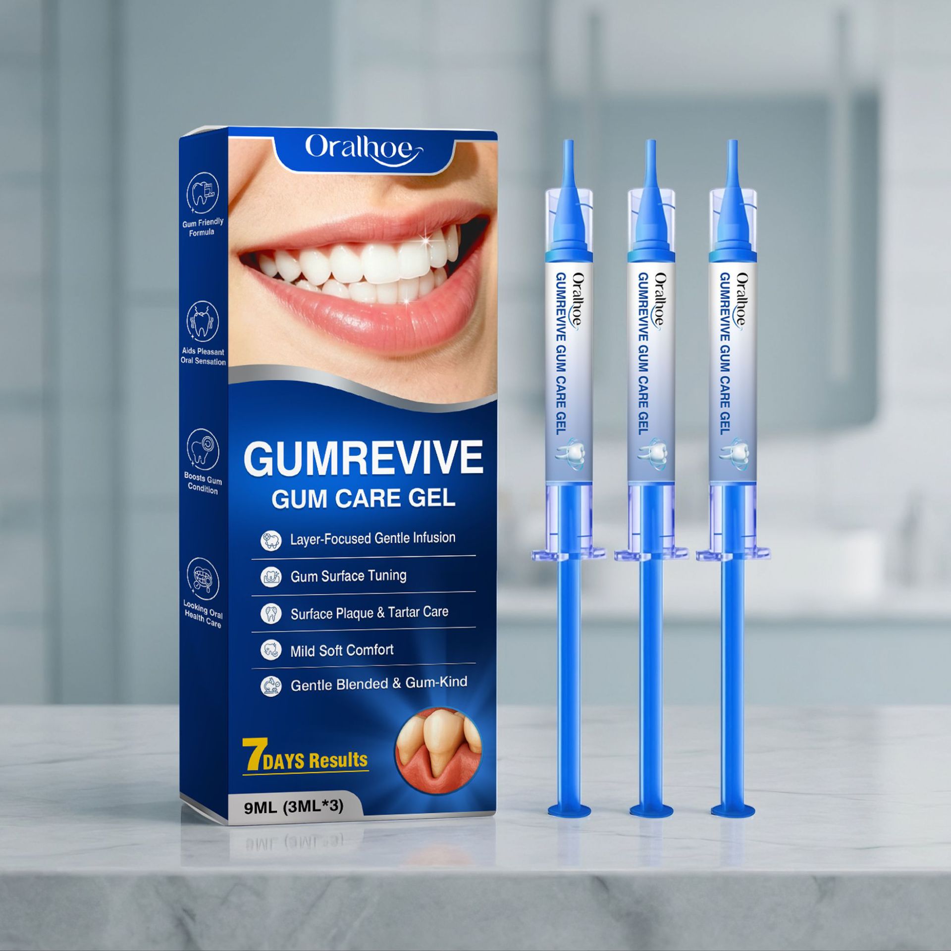 جل العناية بالفم، طقم 3 قطع من - مراجعة Teeth Whitening Near Me وسعره